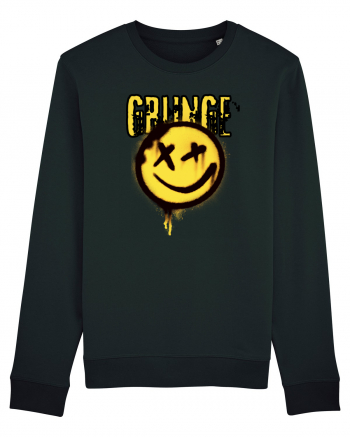 Grunge Music Smiley Black