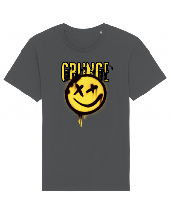 Grunge Music Smiley Anthracite