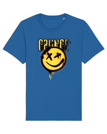 Grunge Music Smiley Royal Blue