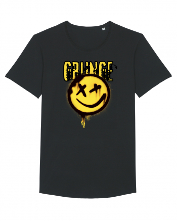 Grunge Music Smiley Black