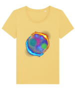 Galaxy Dragon Tricou mânecă scurtă guler larg fitted Damă Expresser