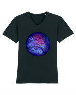 Galaxy Dragon Tricou mânecă scurtă guler V Bărbat Presenter