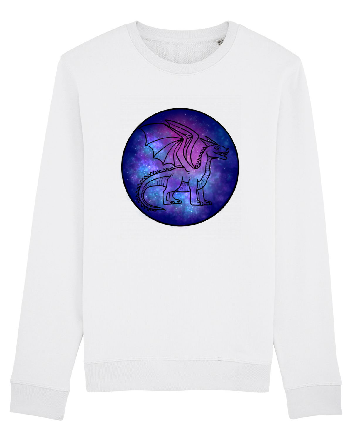 Bluză mânecă lungă Unisex Rise White