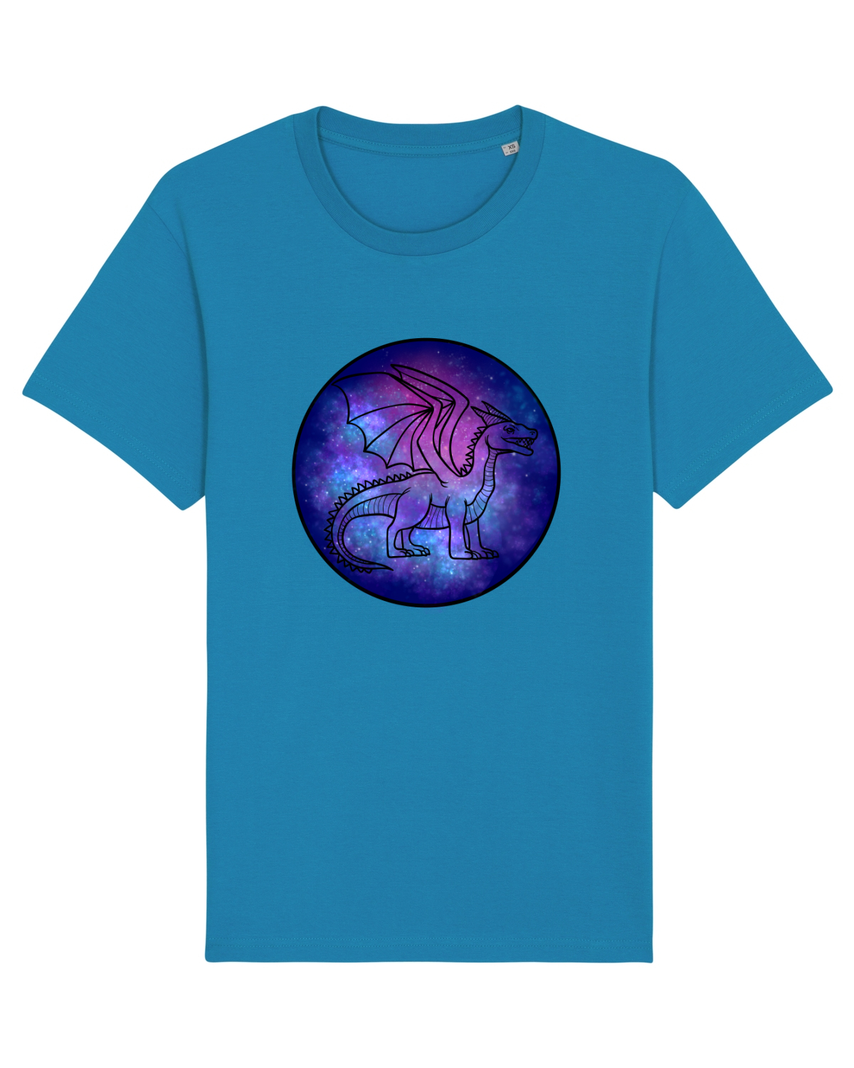 Tricou mânecă scurtă Unisex Rocker Azur