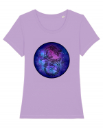 Galaxy Dragon Tricou mânecă scurtă guler larg fitted Damă Expresser