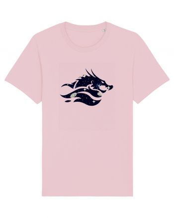 Galaxy Dragon Cotton Pink