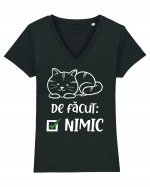 De făcut - NIMIC Tricou mânecă scurtă guler V Damă Evoker