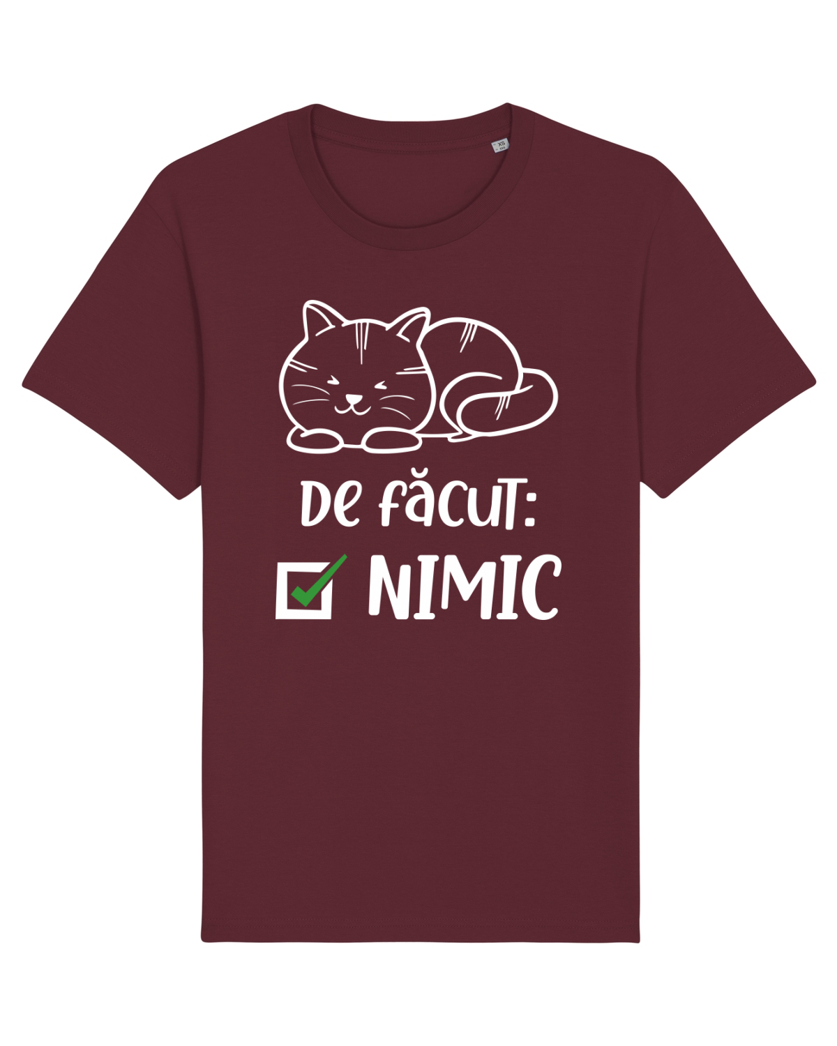 Tricou mânecă scurtă Unisex Rocker Burgundy