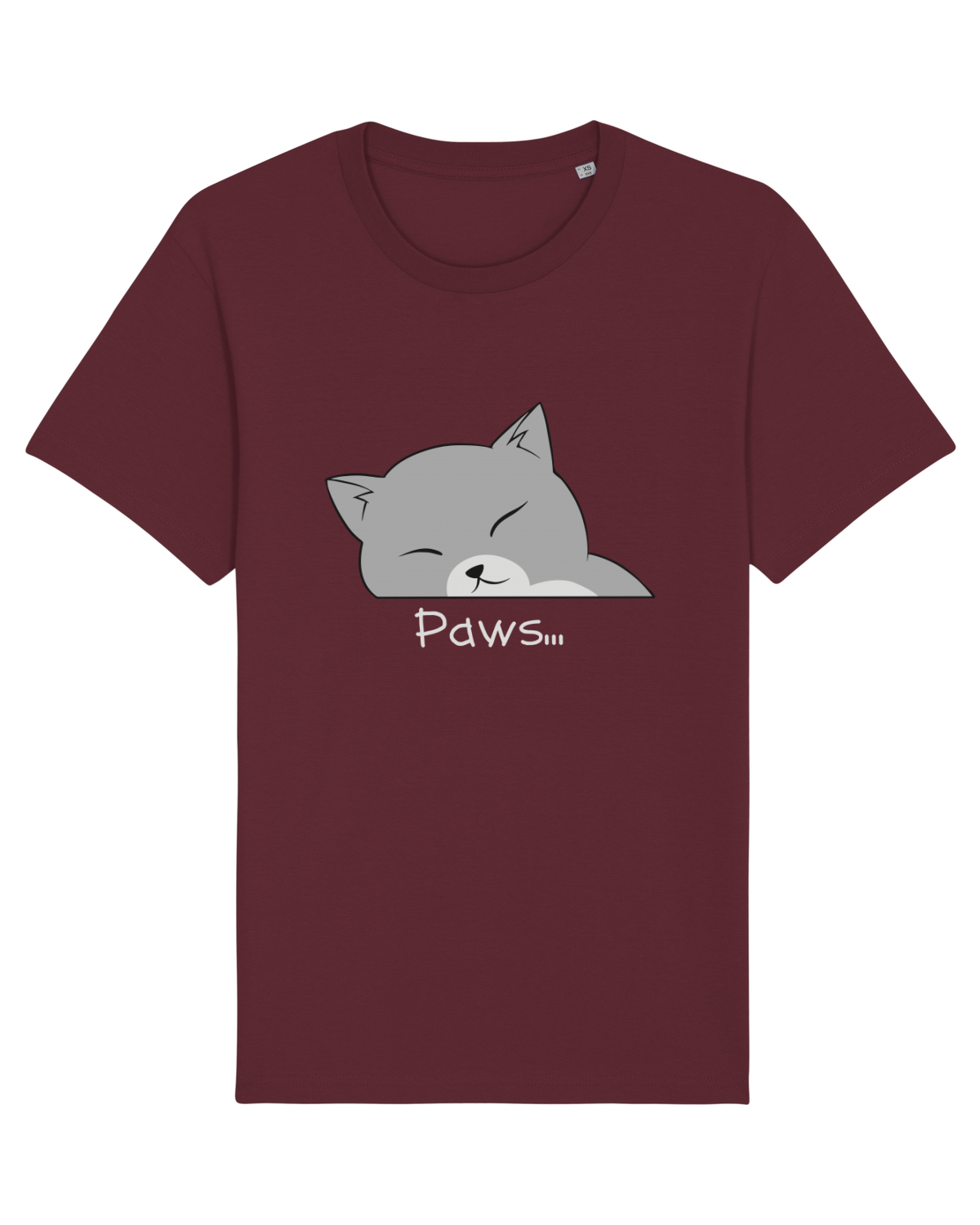 Tricou mânecă scurtă Unisex Rocker Burgundy