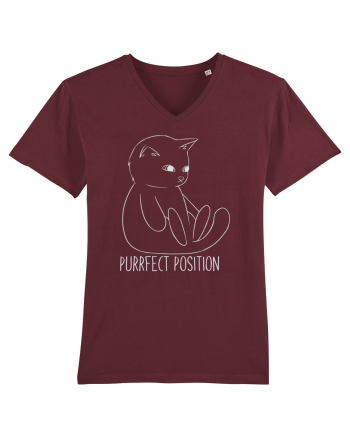 Purrfect Position Burgundy