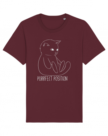 Purrfect Position Burgundy