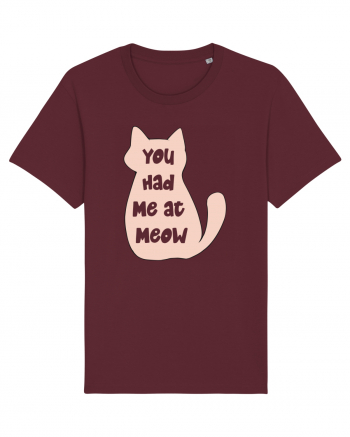 You had Me at Meow Burgundy