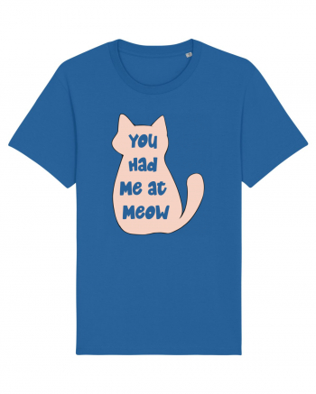 You had Me at Meow Royal Blue