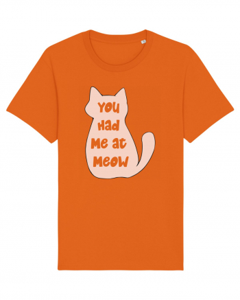 You had Me at Meow Bright Orange