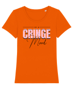 In a cringe mood Tricou mânecă scurtă guler larg fitted Damă Expresser