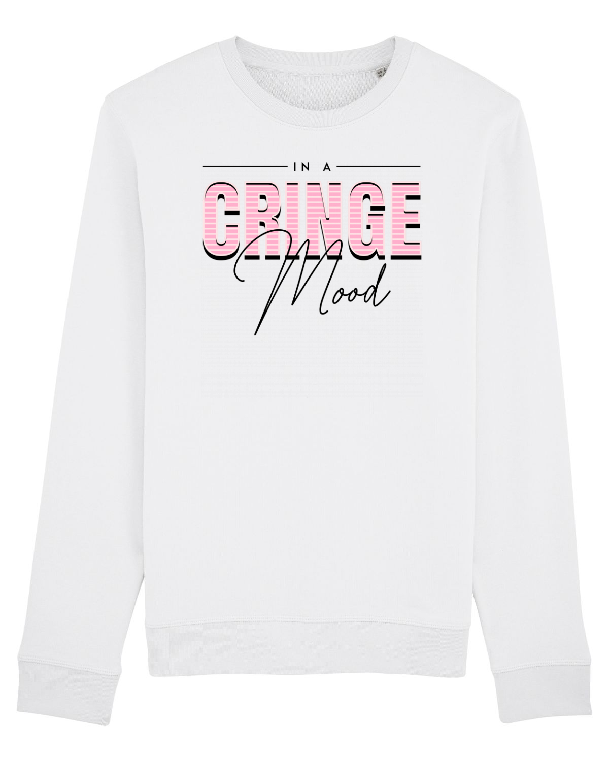 Bluză mânecă lungă Unisex Rise White