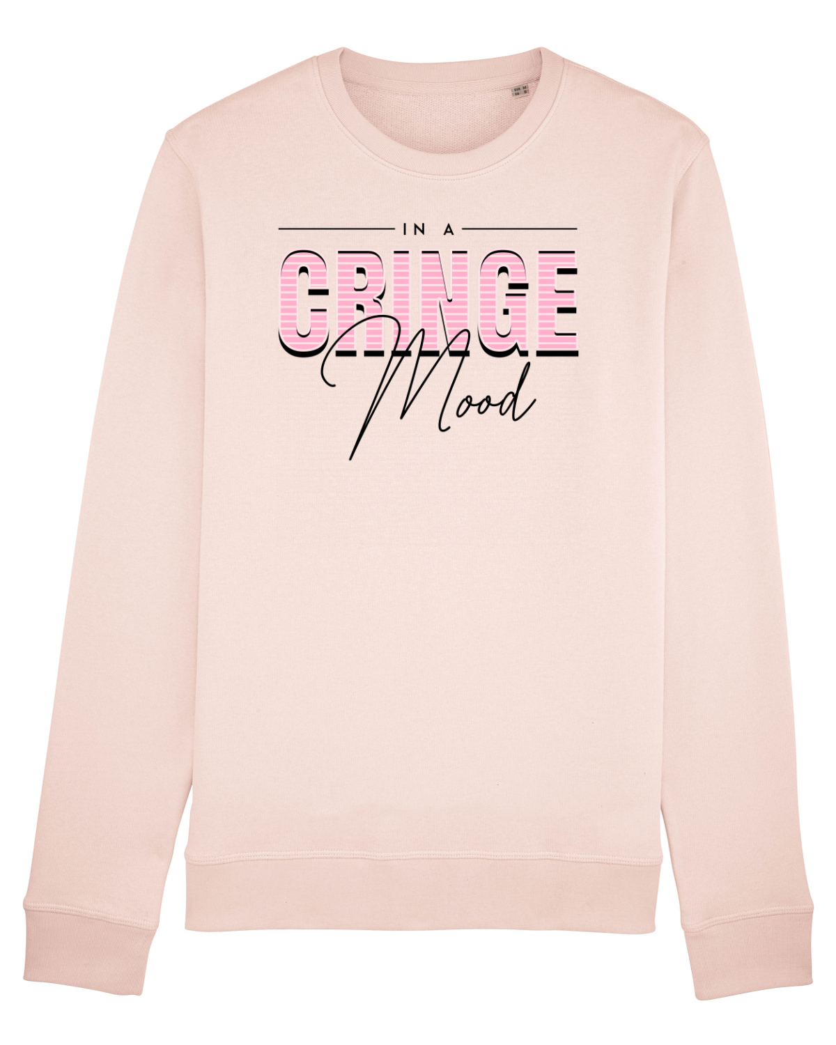 Bluză mânecă lungă Unisex Rise Candy Pink
