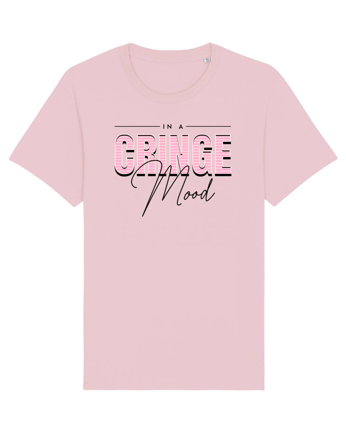 Tricou mânecă scurtă Unisex Rocker Cotton Pink