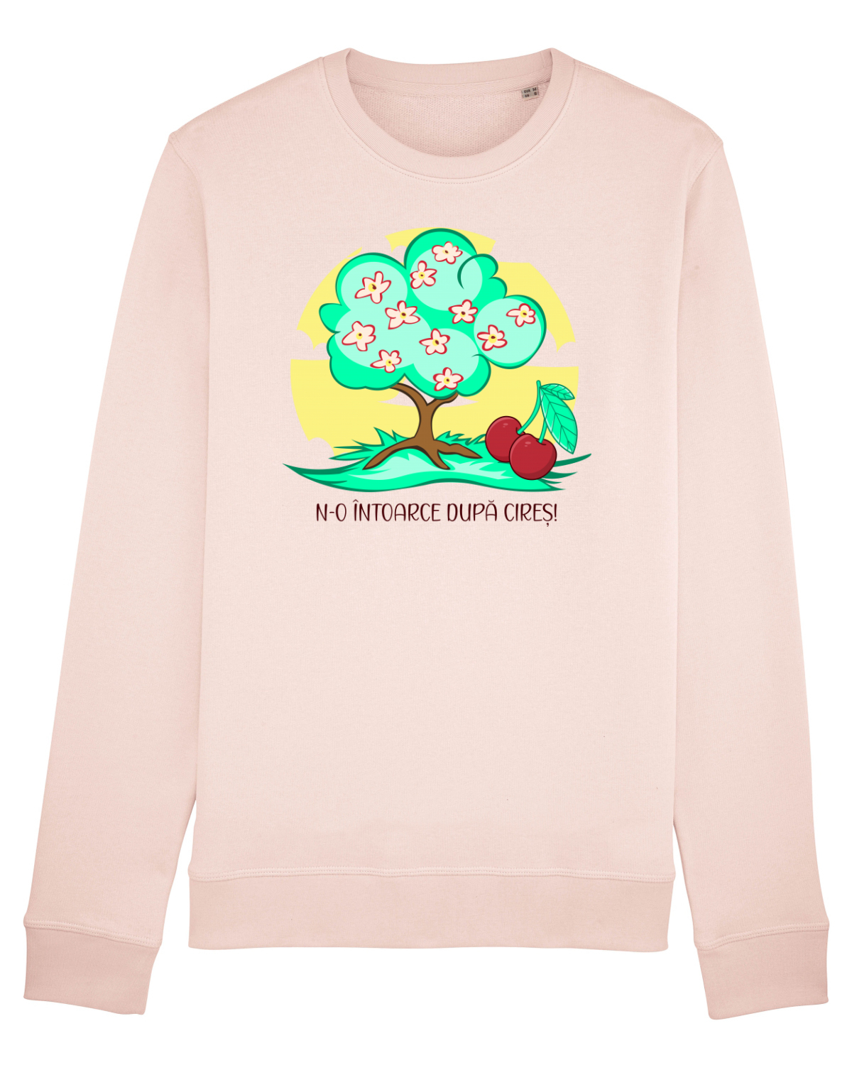 Bluză mânecă lungă Unisex Rise Candy Pink