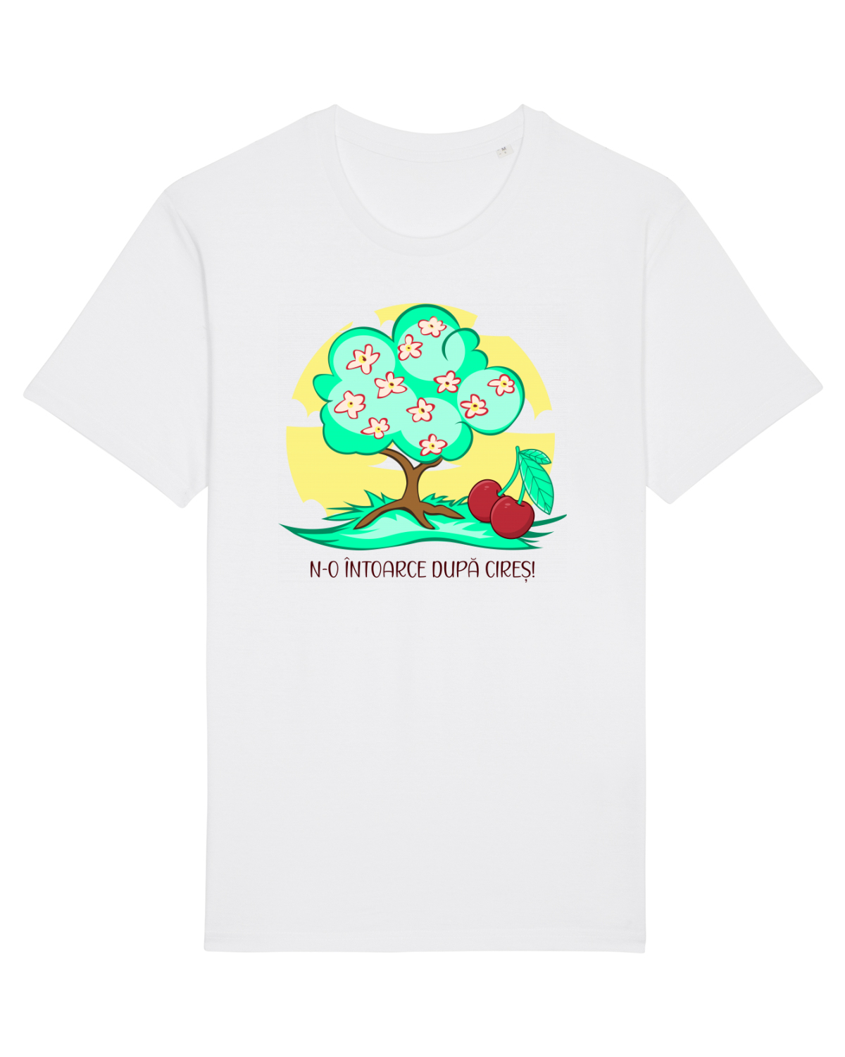 Tricou mânecă scurtă Unisex Rocker White