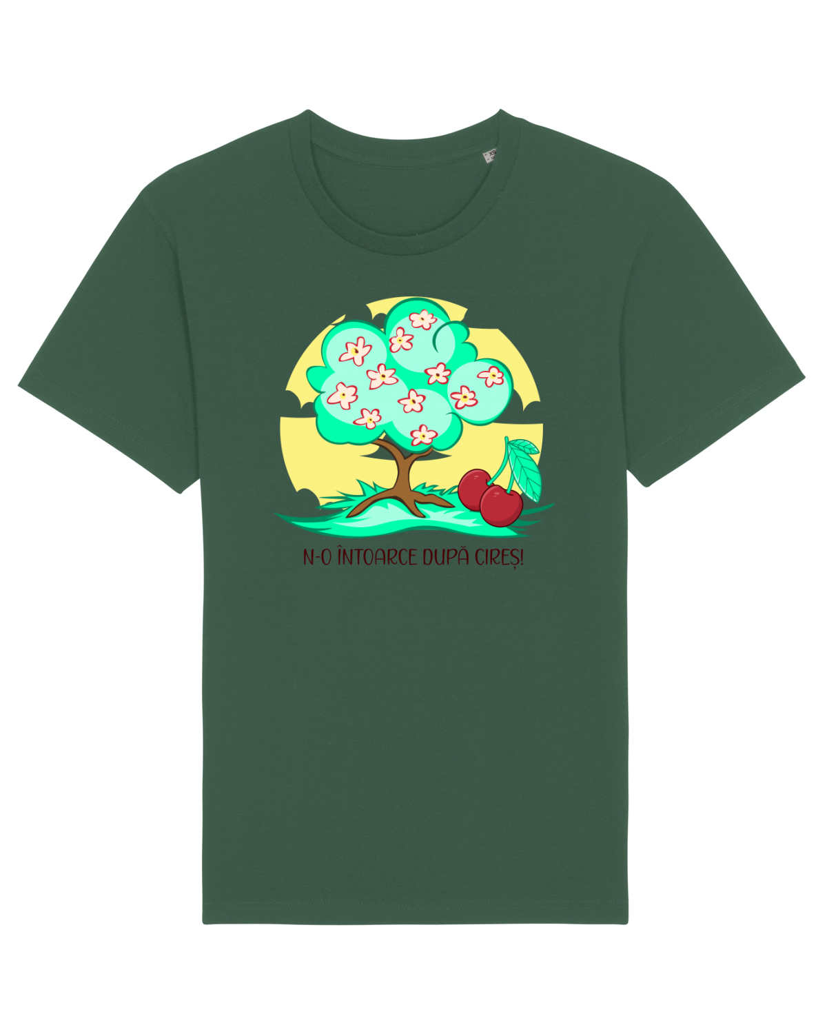 Tricou mânecă scurtă Unisex Rocker Bottle Green