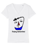 Finding Netheland Tricou mânecă scurtă guler V Damă Evoker