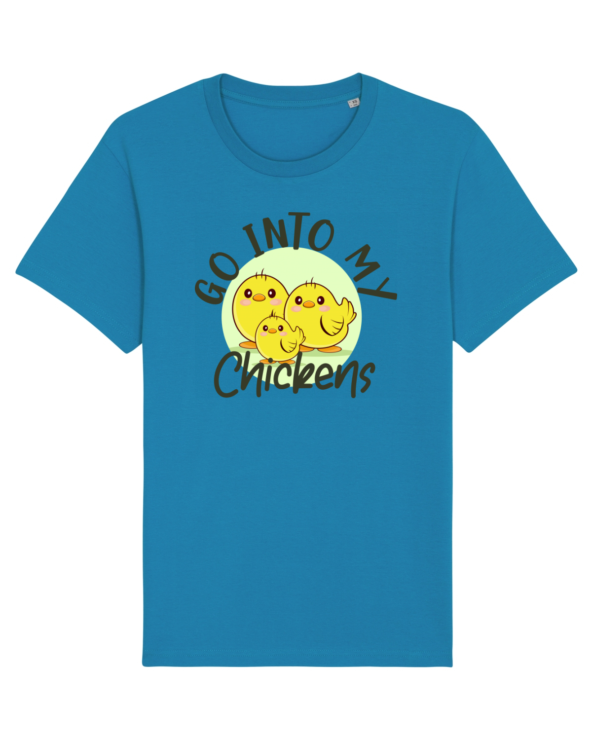 Tricou mânecă scurtă Unisex Rocker Azur