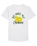 Go into my chickens Tricou mânecă scurtă guler larg Bărbat Skater