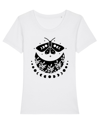 Mystic Moth Black White