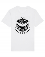 Mystic Moth Black Tricou mânecă scurtă Unisex Rocker