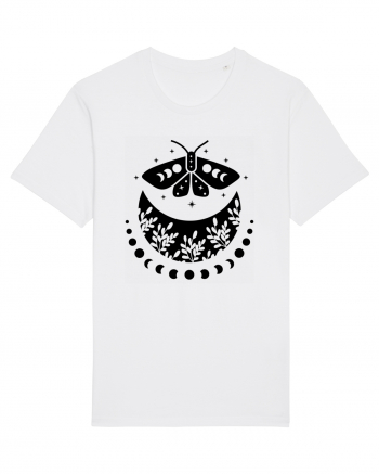 Mystic Moth Black White
