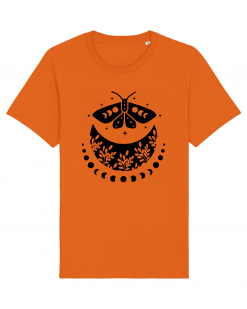 Mystic Moth Black Bright Orange