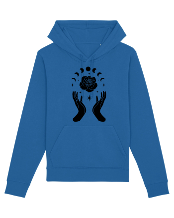 Mystic Moon Phases Black Royal Blue