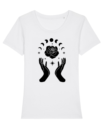 Mystic Moon Phases Black White