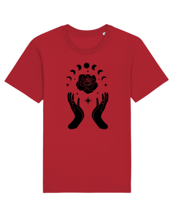 Mystic Moon Phases Black Red