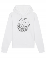 Mystic Moon Flowers Hanorac Unisex Drummer