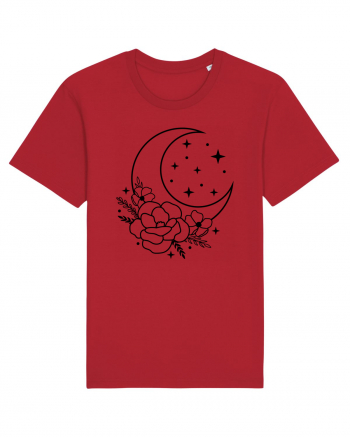 Mystic Moon Flowers Red