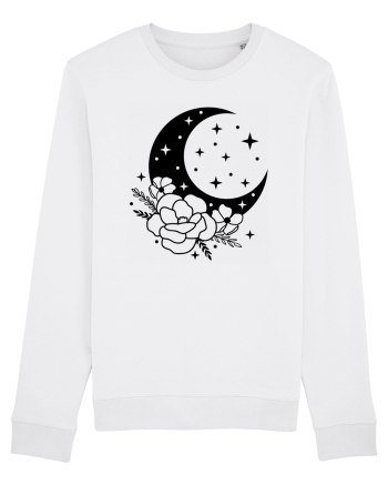 Mystic Moon Flowers bw White