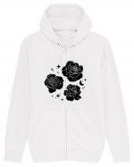 Mystic Flowers Black Hanorac cu fermoar Unisex Connector