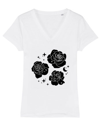 Mystic Flowers Black White