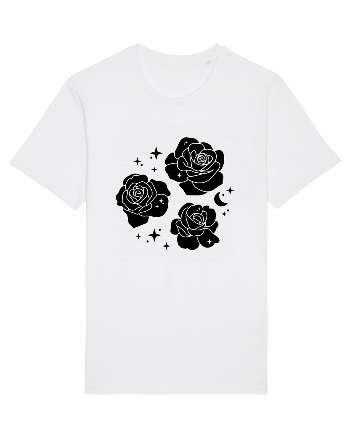 Tricou mânecă scurtă Unisex Rocker White