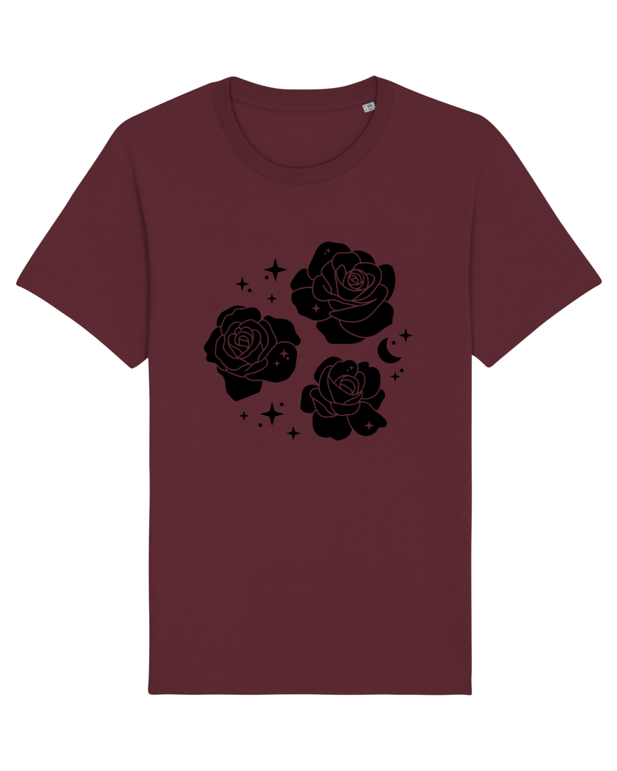 Tricou mânecă scurtă Unisex Rocker Burgundy