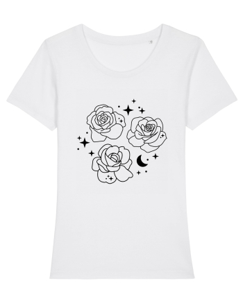 Mystic Flowers bw White