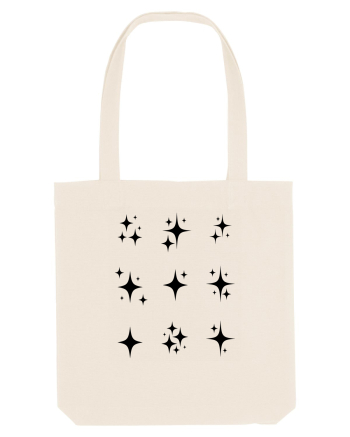 Stars Sparkle black Natural