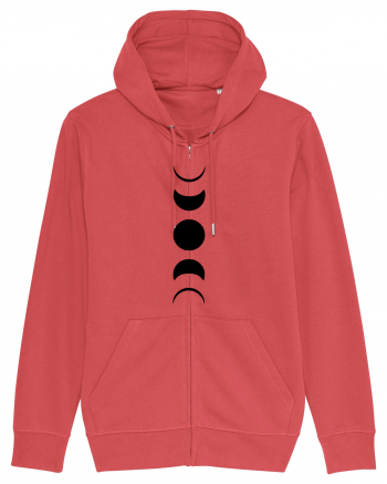 Moon Phases Carmine Red