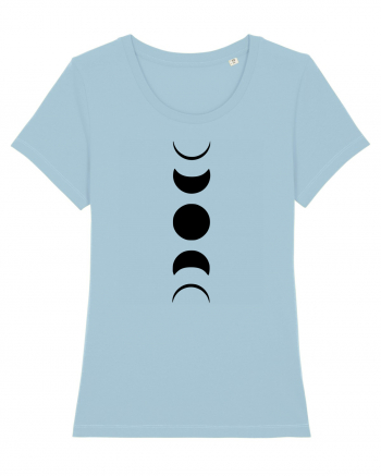 Moon Phases Sky Blue