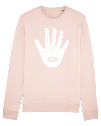 Esoteric Hand with Eye white Candy Pink