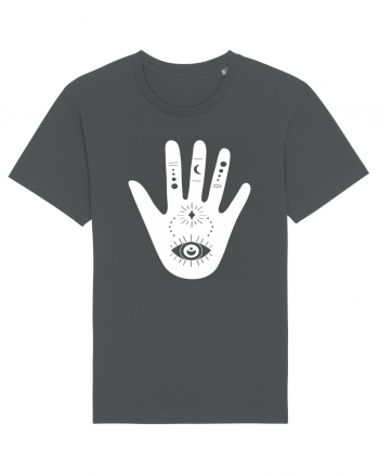 Esoteric Hand with Eye white Anthracite