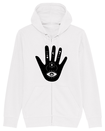 Esoteric Hand with Eye Black White