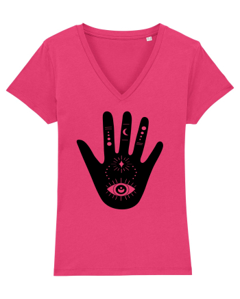 Esoteric Hand with Eye Black Raspberry